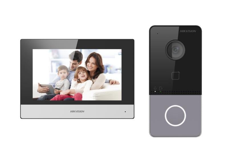 DS - KIS603 - P Indoor Video Touch Screen Intercom Station and 2MP FHD WiFi Intercom SmartVideo Camera Door Bell - 我的商店