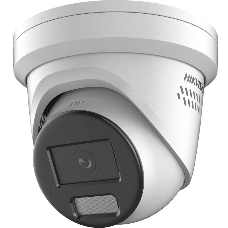 Hikvision DS - 2CD2347G2H - LISU/SL 4MP Pro Series Hybrid ColorVu Turret IP Camera with Audio Alarm and Strobe Light - 我的商店