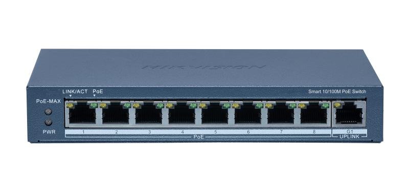 Hikvision DS - 3E1309P - EI 8 - Port Fast Ethernet Smart PoE Switch - 我的商店
