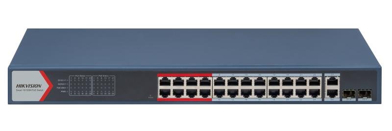 Hikvision DS - 3E1326P - EI Smart Managed 24 - Port PoE Switch - 我的商店